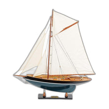 Load image into Gallery viewer, Pen Duick Hand Painted Model Sail Boat - Black / Blue / White
