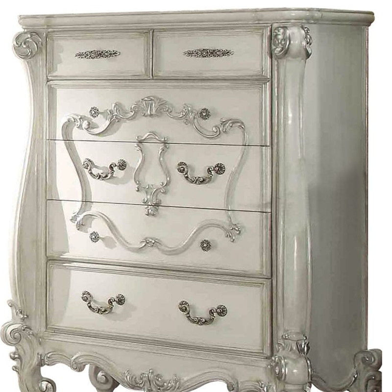Solid Wood Standard Chest - White