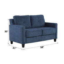 Load image into Gallery viewer, 2 Seater Loveseat - Navy
