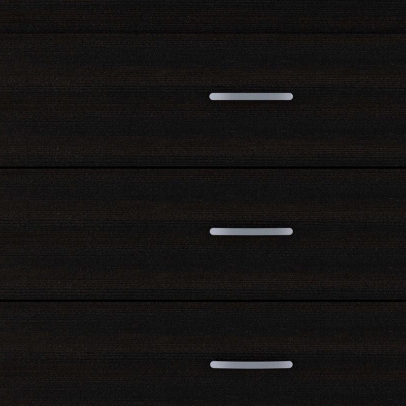32" Three Drawer Dresser - Black