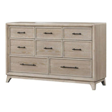 Load image into Gallery viewer, 8 Drawers 1 Piece Dresser, Ample Storage Bedroom - Oak
