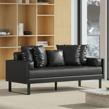 Load image into Gallery viewer, Contemporary Oversized Loveseat With Accent Pillow
