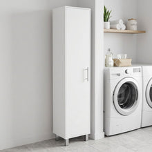 Load image into Gallery viewer, Wood Freestanding Single Door Bathroom Vanity (520584) - White
