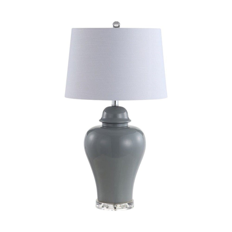 Novelty Bedside Lamps With Empire Shades (Set of 2) - Gray