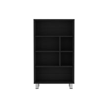 Load image into Gallery viewer, Six Tier Bookcase - Black

