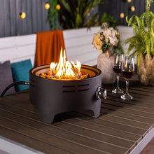 Load image into Gallery viewer, Propane Tabletop Gas Fire Pit, 40000 Btu Round For Outdoor - Black
