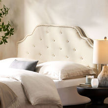 Load image into Gallery viewer, Luella - Button Tufted Upholstered Headboard
