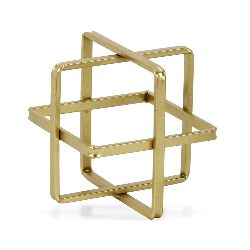 Abstract Hand Painted Sculpture (483262) - Gold