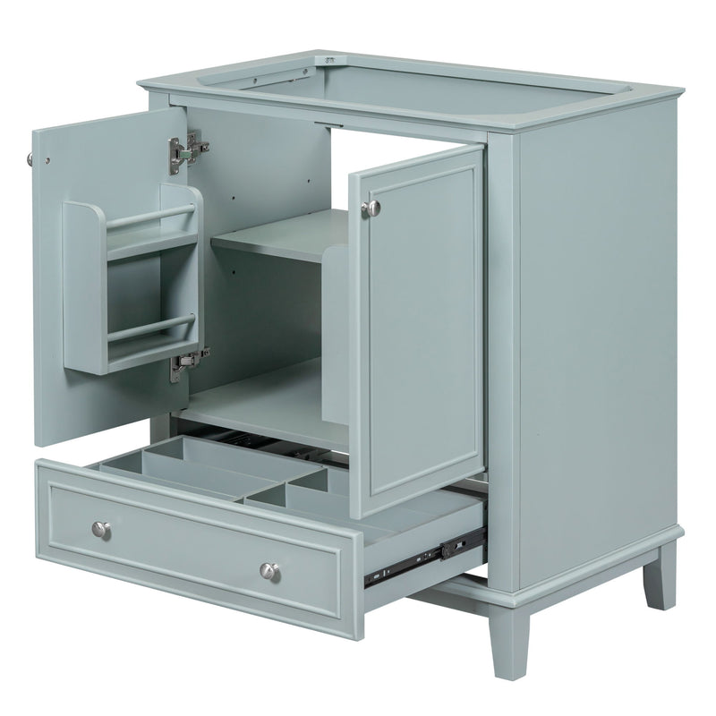 Modern Bathroom Vanity Base Only With Doors And Drawer