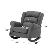 Load image into Gallery viewer, Fabien - Rocking Chair - Gray
