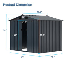 Load image into Gallery viewer, Chery Industrial - Garden Metal Shed Premium
