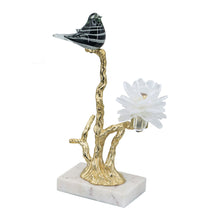 Load image into Gallery viewer, Aluminum Candle Holder With Marble Stand
