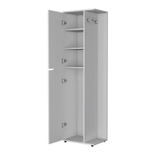 Load image into Gallery viewer, 71" Wood Accent Cabinet With Two Doors - White
