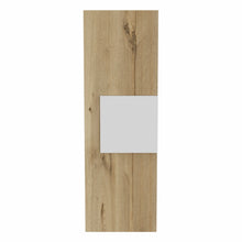Load image into Gallery viewer, Multi Purpose Vertical Hanging Cabinet - Light Oak / White
