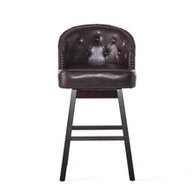 Load image into Gallery viewer, Mellifluous - 360 Degree Swivel Bar Stool With Stunning Nailhead Trim, (Set of 2)
