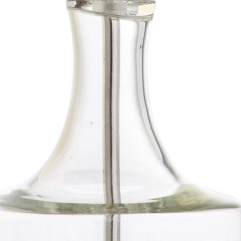 Novelty Desk Lamp With Drum Shade - Clear