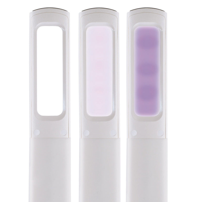 Contemporary Sanitizing LED Desk Lamp - White