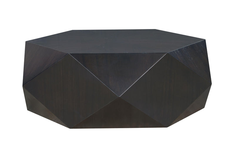 Hexagon Block Coffee Table - Black