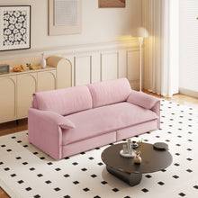 Load image into Gallery viewer, Pull Out 3 In 1 Convertible Sleeper Sofa With Side Storage, Multi Functional

