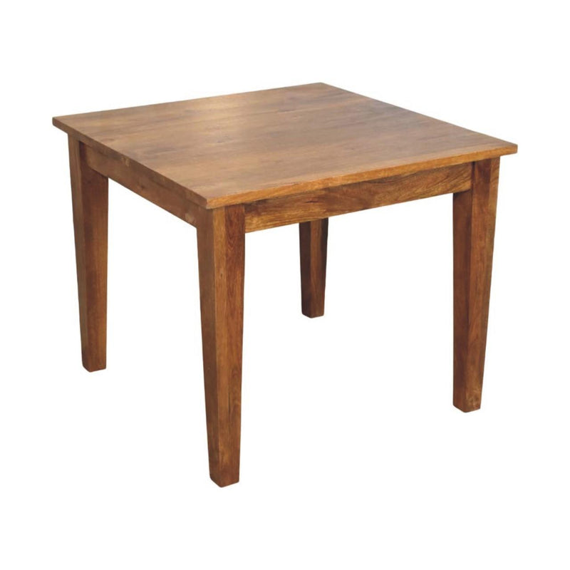 Solid Wood Square Dining Table - Brown