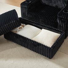 Load image into Gallery viewer, 3 Seater Sofa With 2 Ottomans For Living Room
