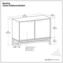 Load image into Gallery viewer, Banting - Door Sideboard Buffet
