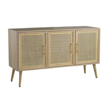 Load image into Gallery viewer, Wooden Accent TV Cabinet With 3 Doors - Brown
