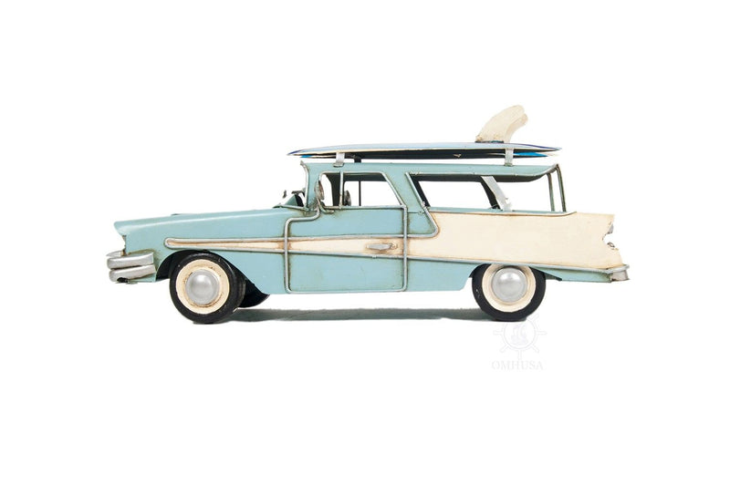 Metal Hand Painted Model Car - Blue