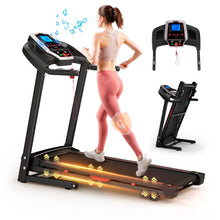 Load image into Gallery viewer, Folding Treadmills For Home - 3.5Hp Portable Foldable With Incline, Electric Treadmill For Running Walking Jogging Exercise With 12 Preset Programs, Indoor Workout Training Space Save Apartment, App - Black
