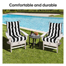 Load image into Gallery viewer, 2 Piece High Back Patio Chair Cushion Set, Tufted Adirondack And Rocking Chair Cushions
