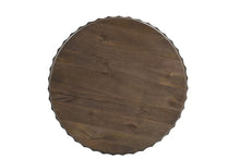 Load image into Gallery viewer, 36" Solid Wood Round Drum Coffee Table - Brown
