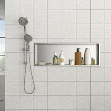 Load image into Gallery viewer, Stainless Steel Shower Niche With Seamless Design For Bathroom Storage
