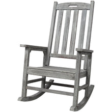 Load image into Gallery viewer, Oversized Porch Rocker Chair With Wide Seat And Tall Backrest
