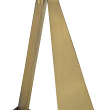 Load image into Gallery viewer, Metal Novelty Table Lamp With White Shade - Brass
