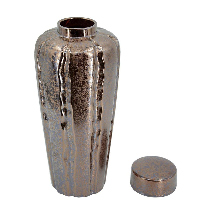 Urn Ginger Jars (Set of 3) - Bronze / Silver