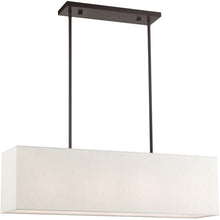 Load image into Gallery viewer, 12" Four Light Dimmable Chandelier With Shades - Bronze
