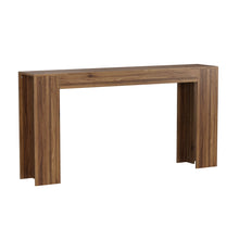 Load image into Gallery viewer, Farmhouse Style Extra Long Walnut Console Table
