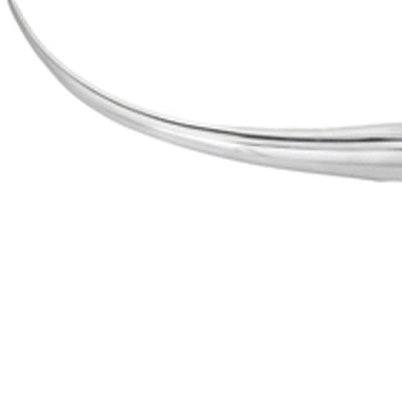 Buffed Decorative Wall Sculpture - Silver