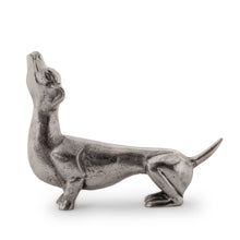 Load image into Gallery viewer, Dachshund Dog Tabletop Sculpture - Nickel
