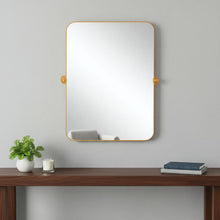 Load image into Gallery viewer, 36" Metal Framed Accent Mirror - Gold
