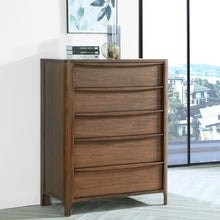 Load image into Gallery viewer, Verona - 5 Drawer Chest With - Walnut
