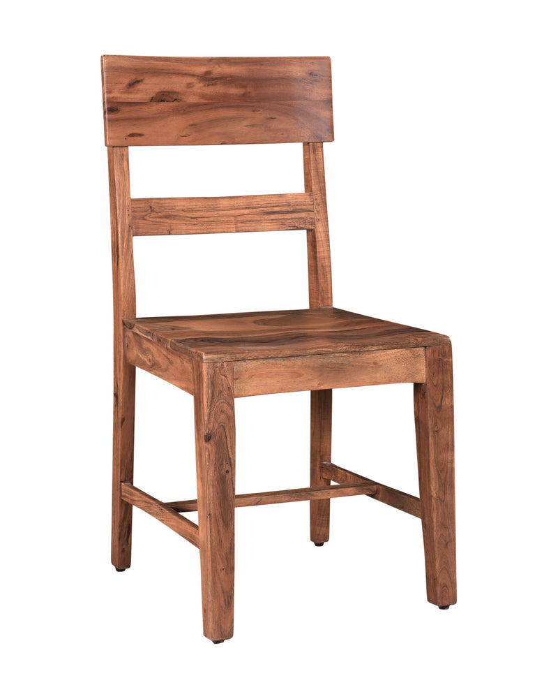 Wood Ladder Back Dining Side Chairs (Set of 2) - Brown