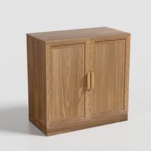 Load image into Gallery viewer, 31" Texture Door Accent Cabinet With Three Shelves - Natural
