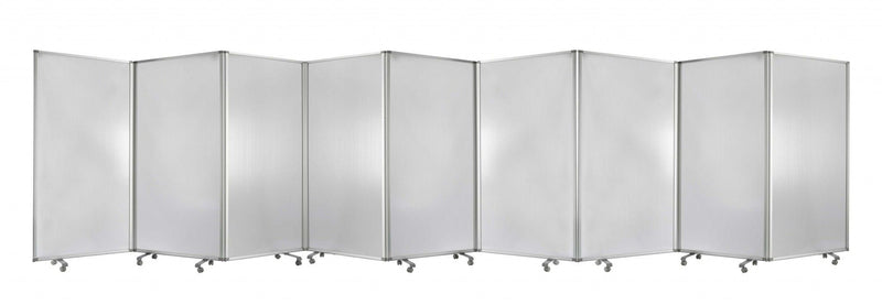 Metal 9 Panel Resilient Screen - Clear