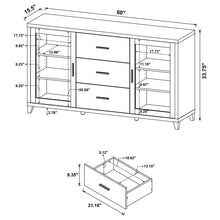 Load image into Gallery viewer, Nyler - 3 Drawer Rectangular TV Console - Cappuccino
