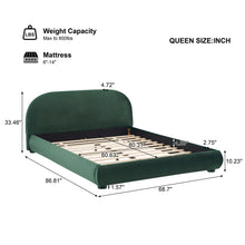 Load image into Gallery viewer, Simple Modern Bedroom Double Upholstered Bed
