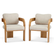 Load image into Gallery viewer, Dining Chairs With Pillow Back (Set of 2)
