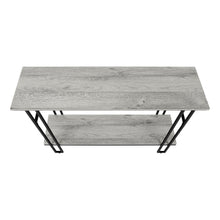 Load image into Gallery viewer, Frame Console Table With Shelves - Gray And Black
