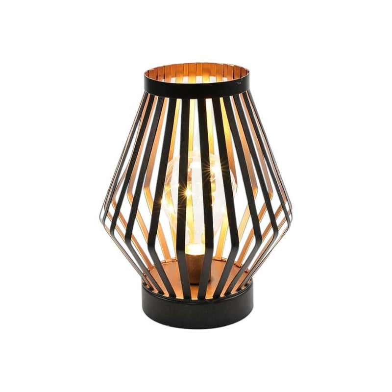 Pierced Novelty Desk Lamp With Novelty Shade (734229) - Black