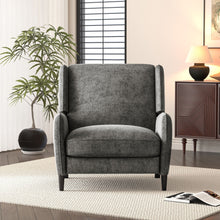 Load image into Gallery viewer, Oversized Textured Fabric Pushback Recliner
